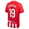 Officiële Voetbalshirt Atlético Madrid Morata 19 Thuis 2023-24 - Heren